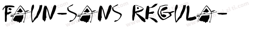 Faun-Sans Regula字体转换